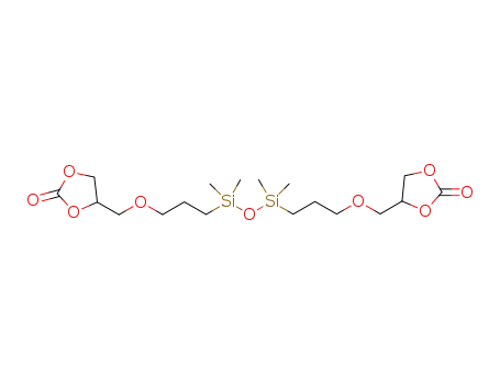 4,4'-((((1,1,3,3-tetramethyldisiloxane-1,3-diyl)bis(propane-3,1-diyl))bis(oxy))bis(methylene))bis(1,3-dioxolan-2-one)