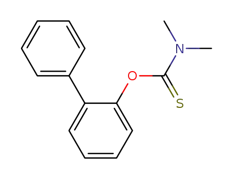 Molecular Structure of 10345-41-2 (DIMETHYL-THIOCARBAMIC ACID O-BIPHENYL-2-YL ESTER)