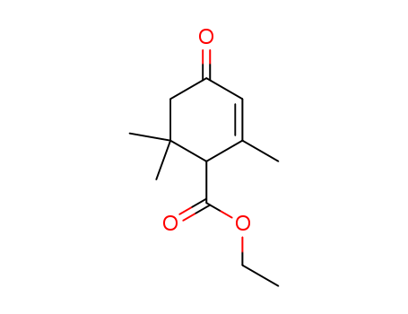 2-Cyclohexene-1-carboxylic acid, 2,6,6-trimethyl-4-oxo-, ethyl ester
