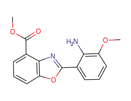 2-(2-amino-3-methoxyphenyl)-benzoxazole-4-carboxylic acid methyl ester