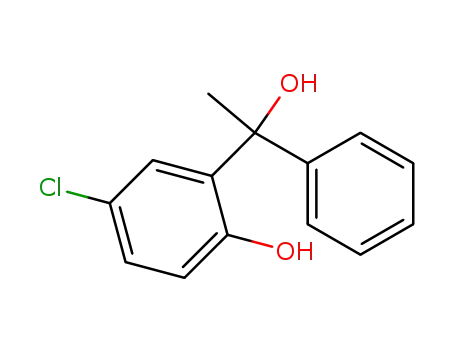 chloro-5 hydroxy-2 α-methyl α-phenyl benzene methanol