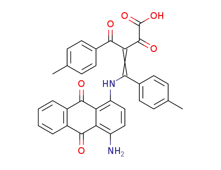 4-[(4-amino-9,10-dioxo-9,10-dihydroanthracen-1-yl)amino]-3-(4-methylbenzoyl)-4-(4-methylphenyl)-2-oxobut-3-enoic acid