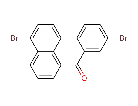 Molecular Structure of 81-98-1 (3,9-Dibromobenzanthrone)