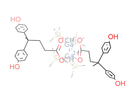 Ga2(CH(SiMe3)2)2(4,4-bis(4-hydroxyphenyl)valerate)2
