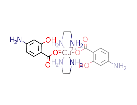 [Cu(p-aminosalicylato)2(ethylenediamine)2]