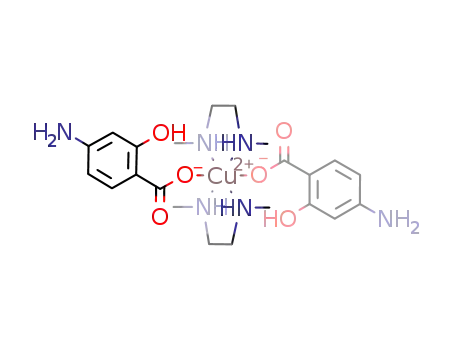 [Cu(p-aminosalicylato)2(N,N'-dimethylethylenediamine)2]