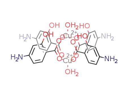 [Cu2(p-aminosalicylato)4(H2O)2]