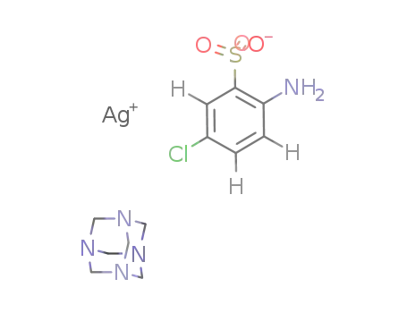 [Ag(hexamethylenetetramine)(2-amino-5-chlorobenzenesulfonate)]
