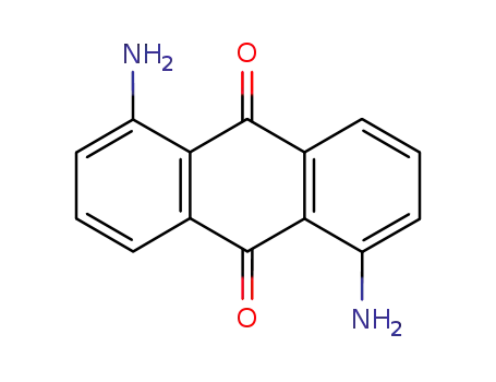 Molecular Structure of 129-44-2 (1,5-Diaminoanthraquinone)