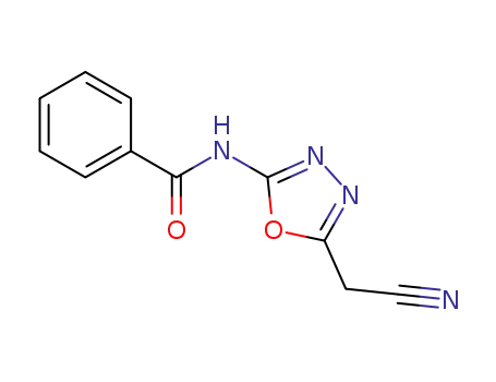 N-(5-(cyanomethyl)-1,3,4-oxadiazol-2-yl)benzamide