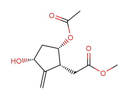 ((1R,3R,5S)-5-acetoxy-3-hydroxy-2-methylenecyclo-pentyl) methyl acetate