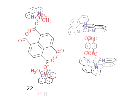 [tetracopper(II)(1,10-phenanthroline)6(1,4,5,8-naphthalinetetracarboxylate)2(H2O)4]*22H2O