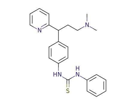 3-(4-phenylthiocarbamidophenyl)-N,N-dimethyl-3-pyridin-2-ylpropan-1-amine