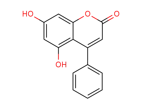 5,7-dihydroxy-4-phenyl-2H-1-benzopyran-2-one