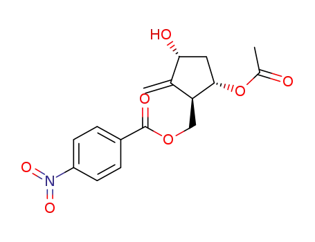((1R,3R,5S)-5-acetoxy-3-hydroxy-2-methylenecyclopentyl)methyl 4-nitrobenzoate