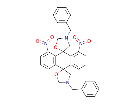 15,22-dinitro-6,7,13,14-dibenzo-3,11-dibenzyl-1,9-dioxa-3,11-diazadispiro[4.2.4.2]tetradecane