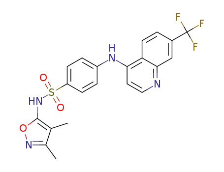 N-(3,4-dimethylisoxazol-5-yl)-4-(7-(trifluoromethyl)quinolin-4-ylamino)benzenesulfonamide