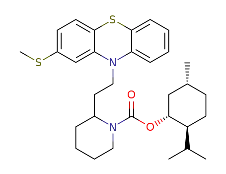 (1R,2S,5R)-2-isopropyl-5-methylcyclohexyl 2-{2-[2-(methylthio)-10H-phenothiazin-10-yl]ethyl}piperidine-1-carboxylate