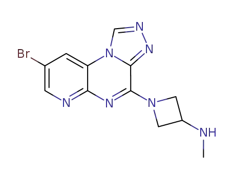 1-(8-bromopyrido[2,3-e][1,2,4]triazolo[4,3-a]pyrazin-4-yl)-N-methylazetidin-3-amine