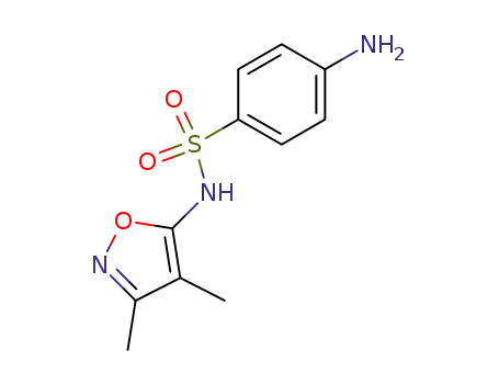 Molecular Structure of 127-69-5 (Sulfisoxazole)