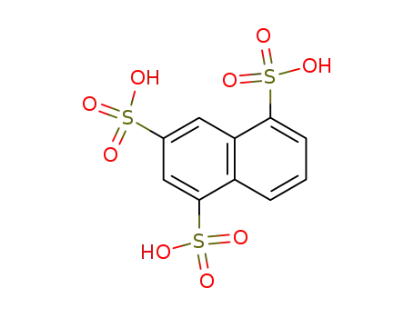 Molecular Structure of 6654-64-4 (Naphthalene-1,3,5-trisulphonic acid)