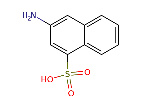 Molecular Structure of 573-64-8 (1-Naphthalenesulfonic acid, 3-amino-)