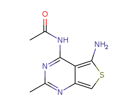 N-(5-amino-2-methylthieno[3,4-d]pyrimidin-4-yl)acetamide