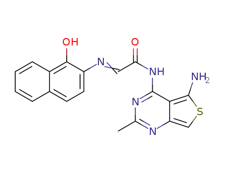 N-(5-amino-2-methylthieno[3,4-d]pyrimidin-4-yl)-2-(1-hydroxynaphthalen-2-ylimino)acetamide