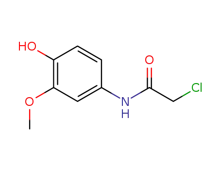 Molecular Structure of 17640-79-8 (Acetamide, 2-chloro-N-(4-hydroxy-3-methoxyphenyl)-)