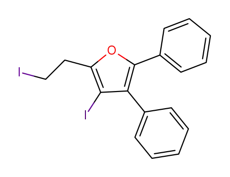 3-iodo-2-(2-iodoethyl)-4,5-diphenylfuran