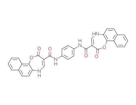 N,N'-(1,4-phenylene)bis(2-oxo-2,5-dihydronaphtho[1,2-b][1,4]oxazepine-3-carboxamide)