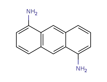 Molecular Structure of 79015-49-9 (1,5-Anthracenediamine)