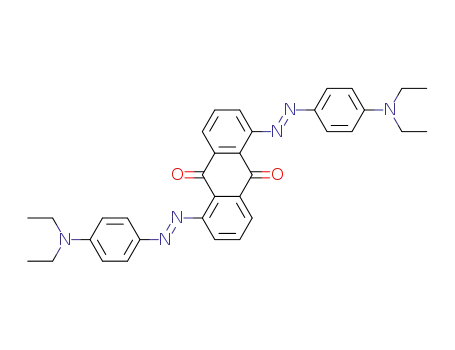 1,5-bis((E)-(4-(diethylamino)phenyl)diazenyl)anthracene-9,10-dione