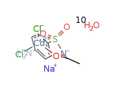[Cd(sulfacetamide sodium)(Cl)2]·10H2O