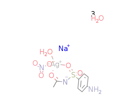 [Ag(sulfacetamide sodium)(NO3)(H2O)]·3H2O