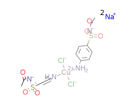 [Cu(sulfacetamide sodium)2(Cl)2]