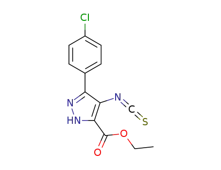 ethyl 3-(4-chlorophenyl)-4-isothiocyanato-1H-pyrazol-5-carboxylate