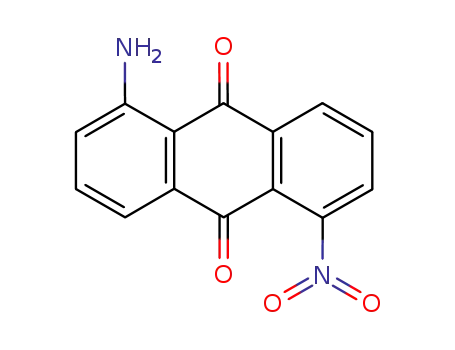 Molecular Structure of 6937-75-3 (1-amino-5-nitroanthracene-9,10-dione)