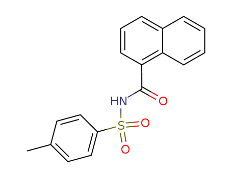 4-METHYL-N-(NAPHTHALENE-1-CARBONYL)-BENZENESULFONAMIDE