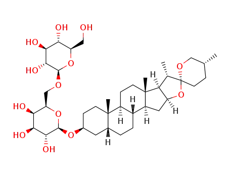 smilagenin-3-O-{β-D-glucopyranosyl-(1→6)-O-β-D-galactopyranoside}