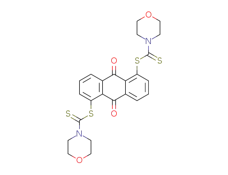 9,10-dihydro-9,10-dioxoanthracen-1,5-diyl bis(morpholin-4-carbodithioate)