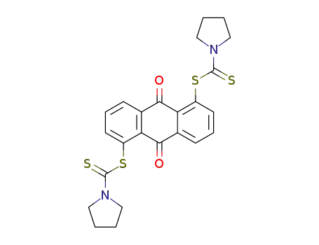9,10-dihydro-9,10-dioxoanthracen-1,5-diyl bis(pyrrolidin-1-carbodithioate)