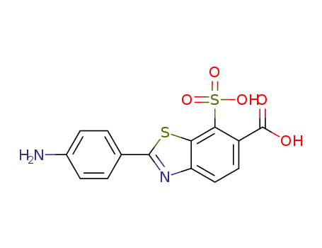 2-(4-aminophenyl)-4-sulfobenzo[d]thiazole-5-carboxylic acid