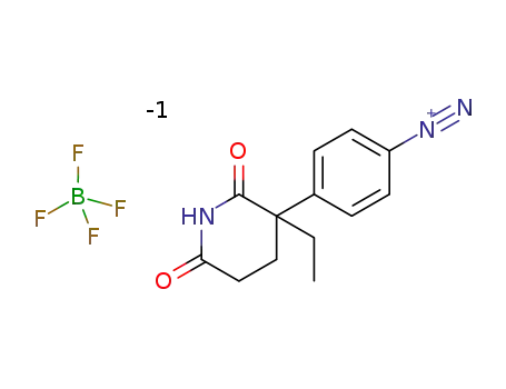 4‐(3‐ethyl‐2,6‐dioxopiperidin‐3‐yl)benzene‐1‐diazonium tetrafluoroborate