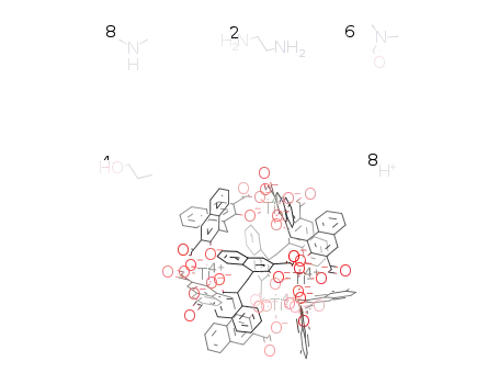 (Me2NH2)8[(Ti4(embonate)6)]·4(n-propanol)·2(ethylenediamine)·6(N,N-dimethylformamide)