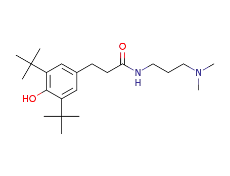 3-(3,5-di-tert-butyl-4-hydroxyphenyl)-N-(3-di-methylaminopropyl)propanamide