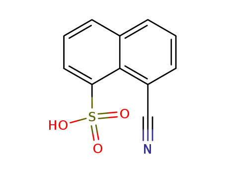 8-cyano-naphthalene-1-sulfonic acid
