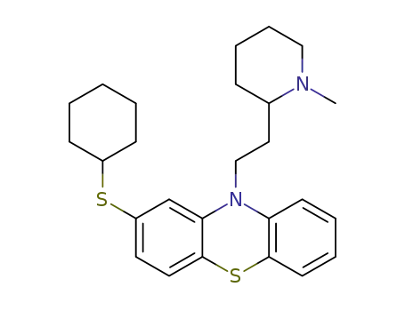 2-(cyclohexylthio)-10-(2-(1-methylpiperidin-2-yl)ethyl)-10H-phenothiazine