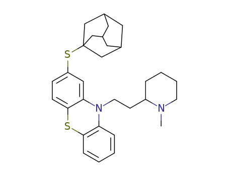 2-((adamantan-1-yl)thio)-10-(2-(1-methylpiperidin-2-yl)ethyl)-10H-phenothiazine