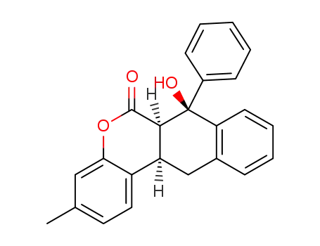 7-hydroxy-3-methyl-7-phenyl-6a,7,12,12a-tetrahydro-6H-naphtho[2,3-c]chromen-6-one